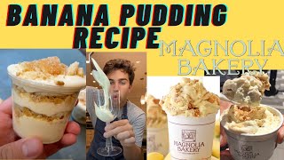 How to Make MAGNOLIA BAKERY BANANA PUDDING Easy Recipe [upl. by Anileve100]