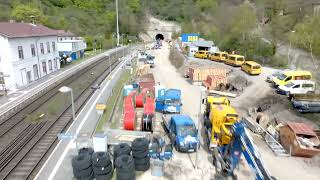 Lahntalbahn Tunnel – Bauvorbereitende Arbeiten für die Erneuerung des Fachinger Tunnels [upl. by Fiske]