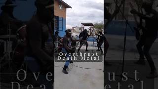 Overthrust Death Metal band from Raoul Gravenstijn BOTSWANA 🇧🇼 shorts deathmetalchannel moshpit [upl. by Wendalyn]