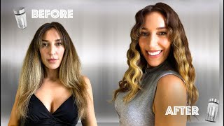 Stunning 1C Hair Waves Styling Phamily Hair Care Tutorial [upl. by Hcurob]