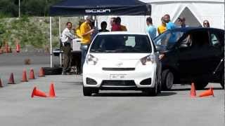 Acceralation braking and turning radius test for the Scion iQ [upl. by Niu]