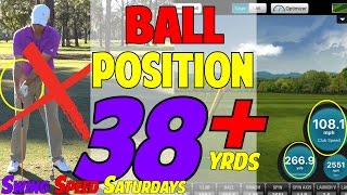 Driver Ball Position For Distance  Add 38 Yards [upl. by Klara811]