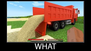 Minecraft wait what meme part 370 realistic minecraft Sand [upl. by Artie]