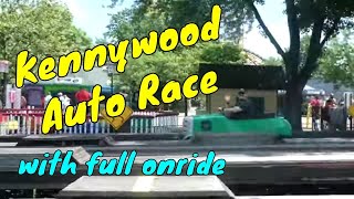 Kennywood Auto Race Complete Ride [upl. by Ulrick]