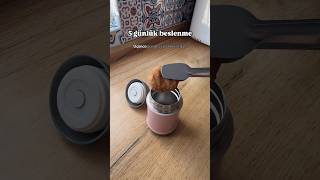 5 Gün kantinden yemek istedi 🥰 beslenmeçantası lunchbox okulbeslenmesi beslenmekutusu [upl. by Nylannej]