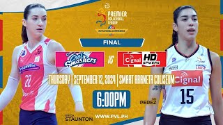 CIGNAL vs CREAMLINE  Full Match  Final  2024 PVL Invitational Conference [upl. by Fougere]