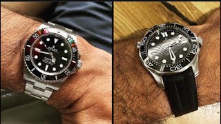 The Debate  Rolex Submariner Date vs Omega Seamaster 300m Professional [upl. by Stretch62]