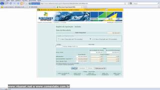 Novoex  O Novo Siscomex Exportação WEB [upl. by Barcellona]