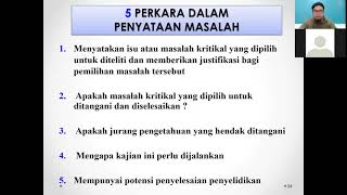 Apa Penyataan Masalah Objektif amp Persoalan Kajian dan Definisi Operasi [upl. by Anih]