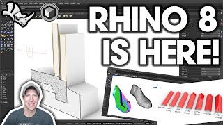 Rhino 8 IS HERE Whats New [upl. by Labors]