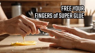 How to get super glue off your fingers  skin  Or how not to Help  how do you get superglue off [upl. by Adar]