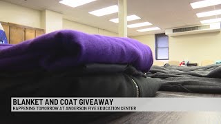 Anderson School District Five coat and blanket giveaway [upl. by Eerol649]