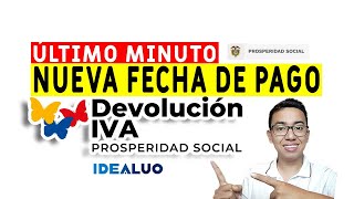 🔴Nueva fecha de pagos para el subsidio de la Devolución del IVA 2024 consulta entrega😮👇 [upl. by Atsylak]