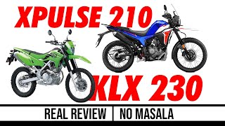 Hero XPULSE 210 vs Kawasaki KLX 230  Kis mein Kitna hai Dum [upl. by Worra919]