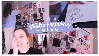 Studio Vlog 12  Moving to Manchester Acer press video and packing orders [upl. by Carlyn239]