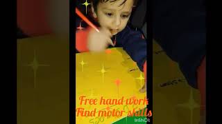 Jeewan park free hand writing activity kidscastleglobal toddler [upl. by Snahc718]