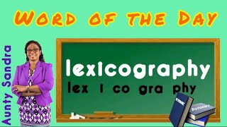 Word of the Day  Lexicography  Words in Syllables  Phonemic Awareness  Learning to Read Phonics [upl. by Irisa29]