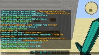 Minecraft Itemizer Plugin Review  SPEED SWORD [upl. by Sihun295]