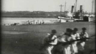 1900 Gun Drill by Naval Cadets at Newport Training School [upl. by Pasol]