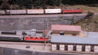 Modelleisenbahn Kaeserberg Fribourg CH [upl. by Blakelee601]