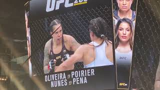 UFC 269 Julianna Peña beats Amanda Nunes Crowd Reaction [upl. by Karin]