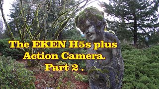 EKEN H5s plus action camera Part 2 Connecting to WiFi Modes settings and video resolution tests [upl. by Lemcke]