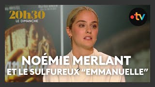 Linterview de Noémie Merlant à laffiche du film quotEmmanuellequot – 20h30 le dimanche [upl. by Nonnahsed]