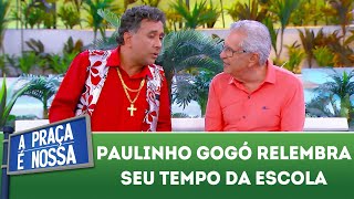 Paulinho Gogó relembra seu tempo da escola  A Praça É Nossa 221118 [upl. by Enneirdna]