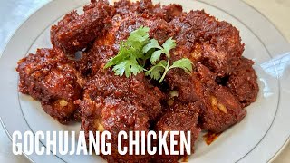 Gochujang fried chicken  ayam goreng korea [upl. by Lambrecht]