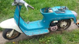 1966 lambretta j125 restoration project 2015 [upl. by Leaj]