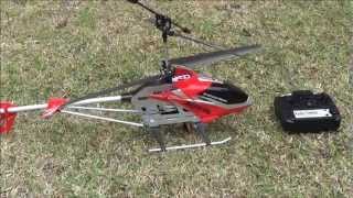 Toy RC Helicopter S033G  just learning how to fly [upl. by Okikuy]