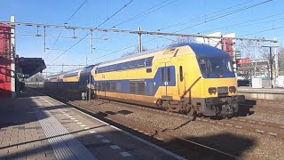 Treinrit NS DDZ 75xx Almere Centrum  Lelystad Centrum door de Oostvaardersplassen 🤩 [upl. by Lacym]