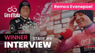 Giro dItalia 2023  Stage 9  Winner Interview  Remco Evenepoel [upl. by Nitas]