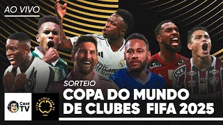 AO VIVO SORTEIO DA COPA DO MUNDO DE CLUBES FIFA 2025 [upl. by Eekorehc98]