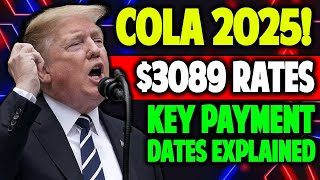 Social Security COLA 2025 Under Trump Administration New Rates Payments amp 3089 Payouts Explained [upl. by Astrid]