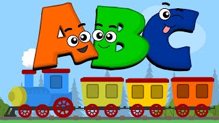 ABC TRAIN  ABC  NURSERY RHYMES [upl. by Neggem]