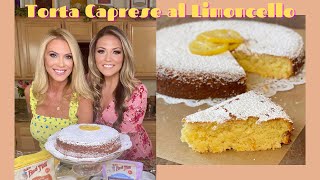 Torta Caprese al Limoncello 🍋 Glutenfree 🇮🇹 [upl. by Bunde]