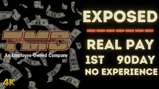 Real TMC pay EXSPOSED for new driver 1st 90 days [upl. by Ityak154]