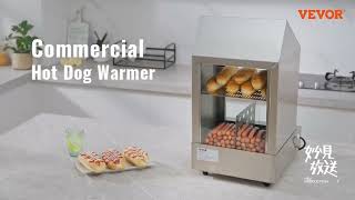 VEVOR 2Tier Food Warmer Keep Your Pizza amp Snacks Fresh and Delicious [upl. by Aisercal]