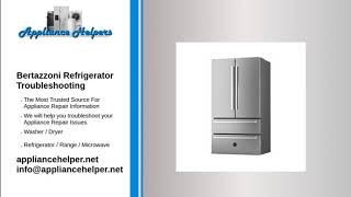 bertazzoni refrigerator troubleshooting [upl. by Adnamra]