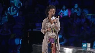 Donisha Prendergast speaks about Nation building at We Day [upl. by Nitaf880]