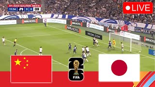 🔴 CHINA vs JAPAN LIVE  Asian World Cup Qualifiers 2425 Full Match Stream Video Game PES 2021 [upl. by Ardnalak]