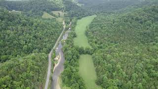 Blackburn Fork Rd Byrdstown Aerial Video [upl. by Natalya]