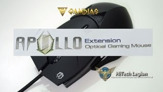 GAMDIAS APOLLO Extension Optical Gaming Mouse Unboxing  Review [upl. by Myrta792]