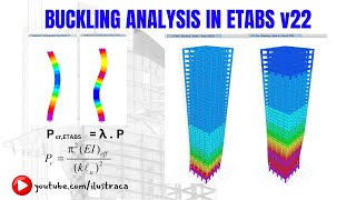 Buckling Analysis in ETABS amp Result Interpretation  ilustraca  Sandip Deb [upl. by Margie]