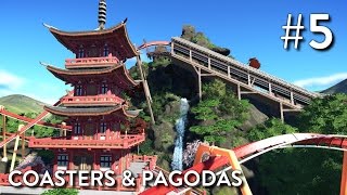 Planet Coaster Fantasy Valley Part 5  Coasters amp Pagodas [upl. by Asyal]