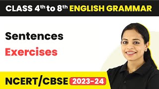 Sentences Exercises for Class 7  English Grammar Class 7 [upl. by Savage]