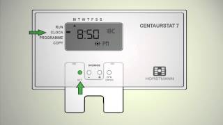 Video How to set the time on your Horstmann thermostat [upl. by Greiner]