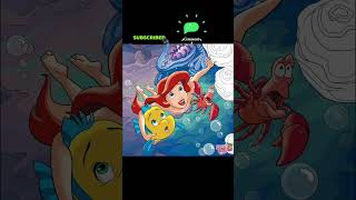 the little Mermaid  happy color game happycolour youtubeshorts [upl. by Takashi]