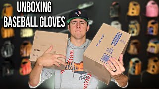 Ball Glove King Live Unboxing 4 Baseball Gloves [upl. by Adnahcir]